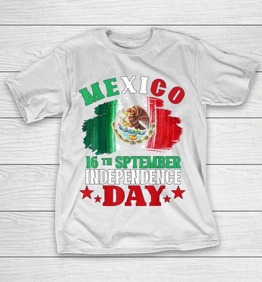 Mexico Pride Independence Day Mexican Flag T-Shirt