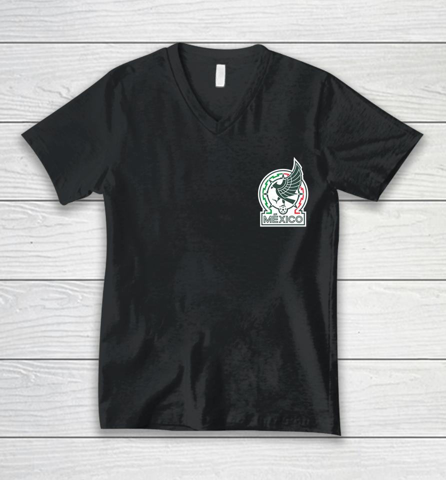 Mexico Soccer World Cup 2022 Unisex V-Neck T-Shirt