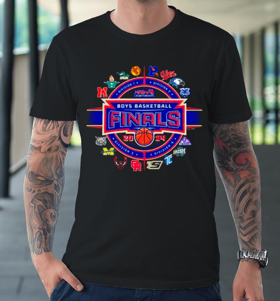 Mhsaa Championships 2024 Boys Basketball Finals Premium T-Shirt