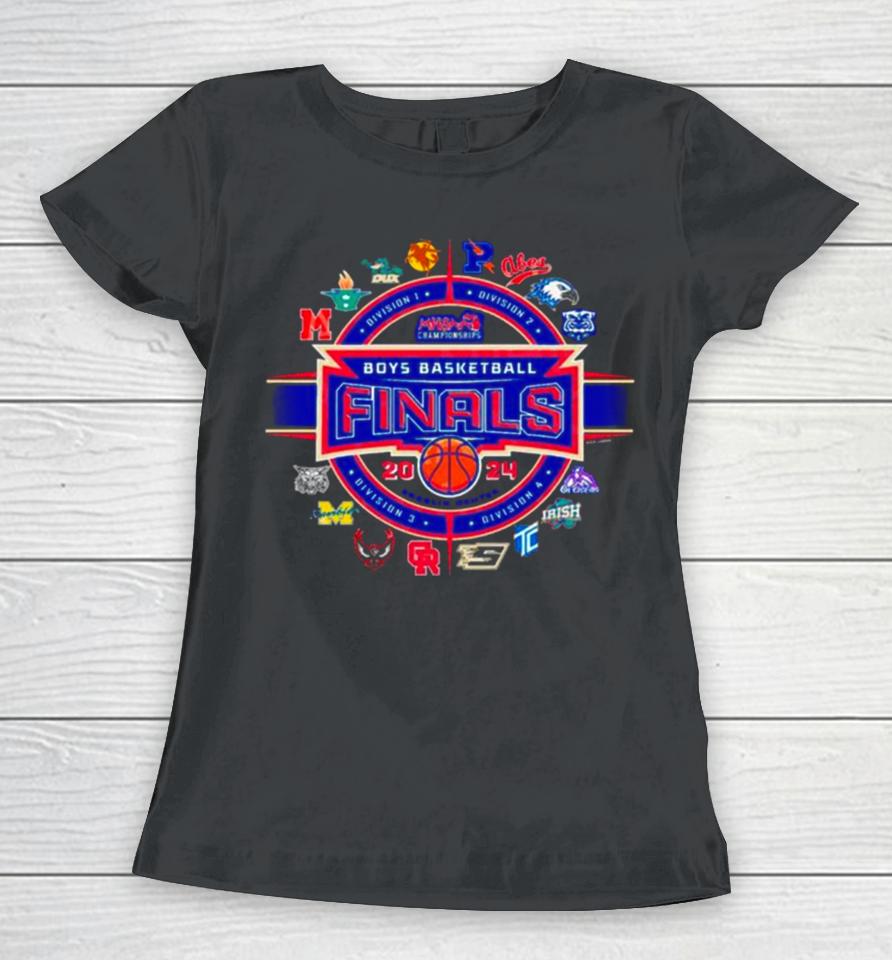 Mhsaa Championships 2024 Boys Basketball Finals Women T-Shirt