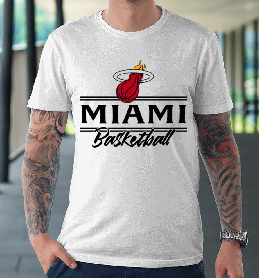Miami Basketball Logo Nba Team Premium T-Shirt