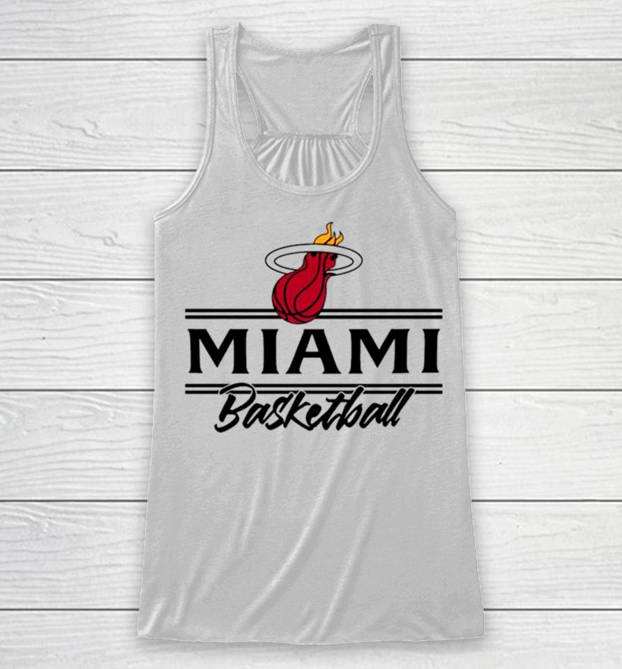 Miami Basketball Logo Nba Team Racerback Tank