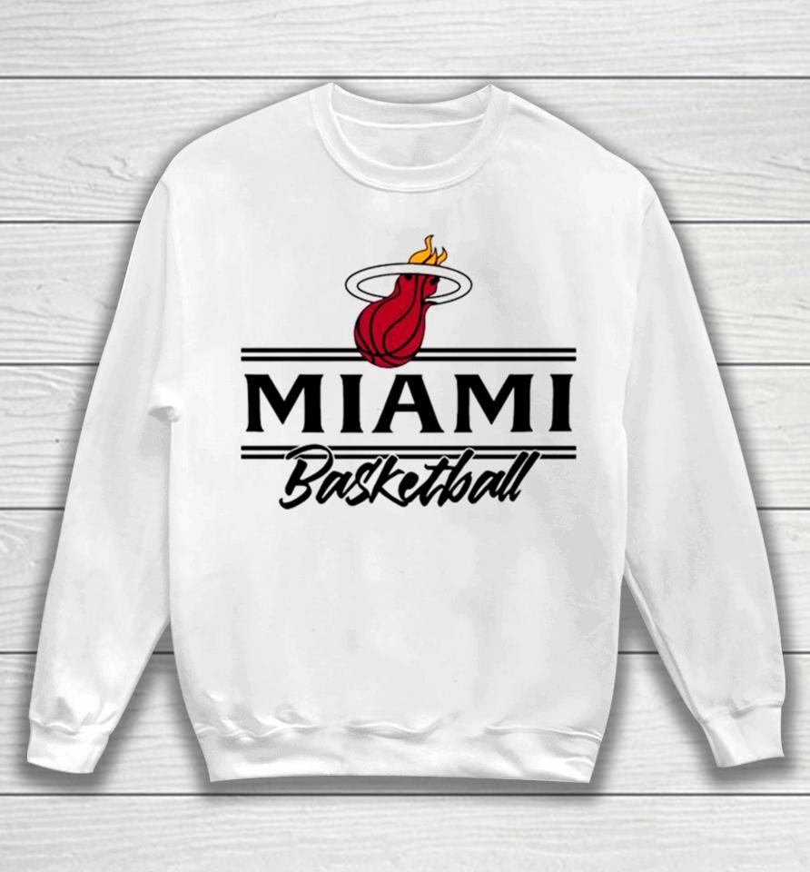 Miami Basketball Logo Nba Team Sweatshirt