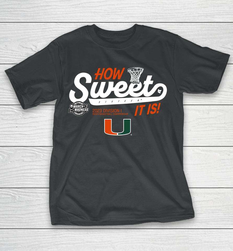 Miami Basketball Sweet Sixteen T-Shirt