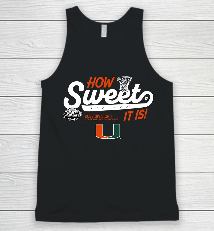 Miami Basketball Sweet Sixteen Unisex Tank Top