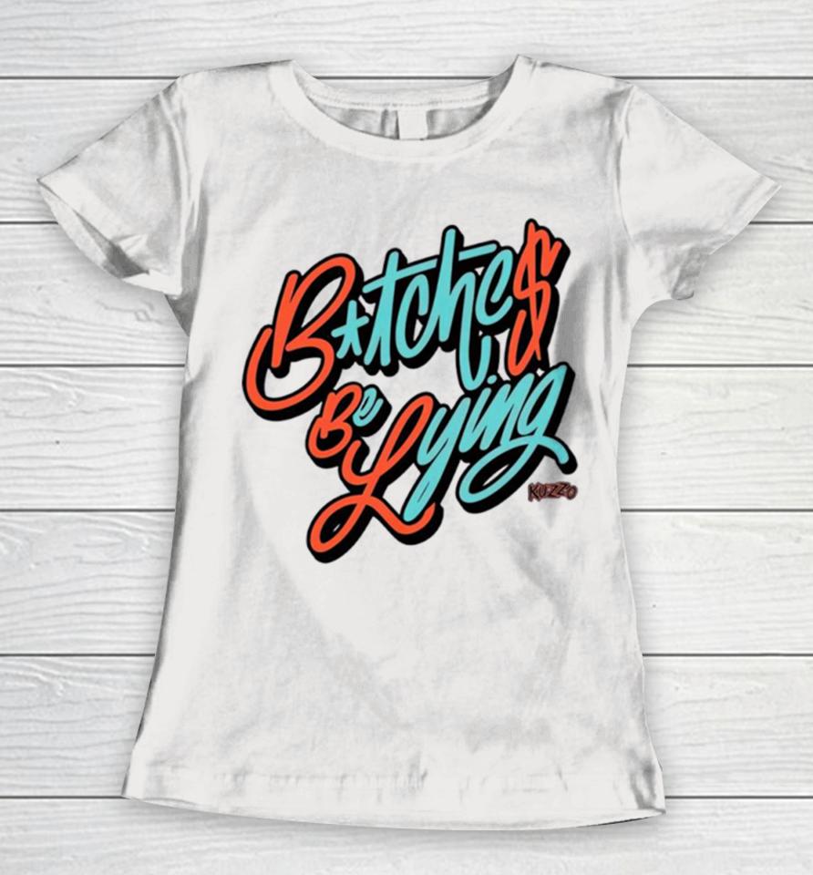 Miami Dolphins Bitches Be Lying Women T-Shirt