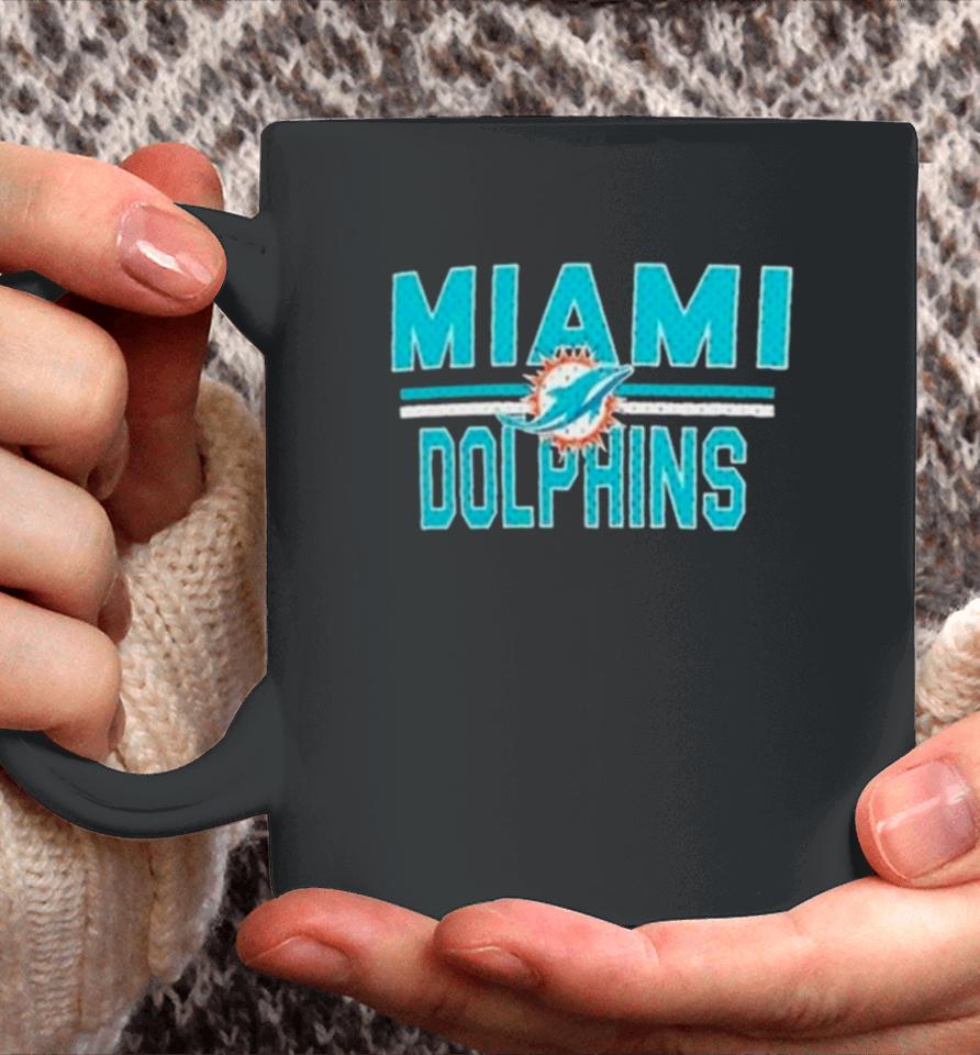 Miami Dolphins Mesh Team Graphic Coffee Mug