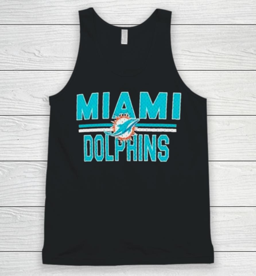 Miami Dolphins Mesh Team Graphic Unisex Tank Top