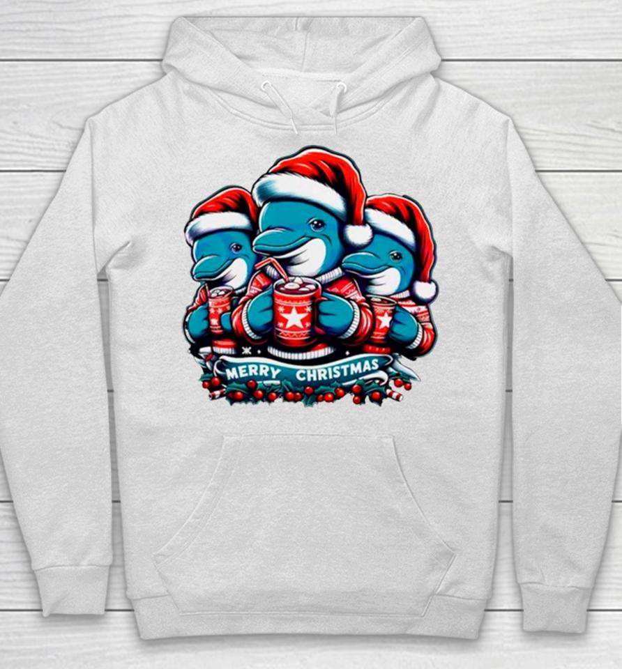 Miami Dolphins Nfl Team Merry Christmas Hoodie