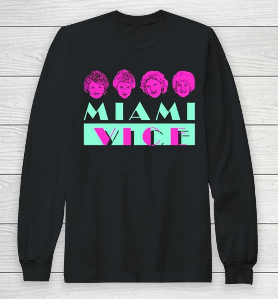 Miami Golden Vice Long Sleeve T-Shirt