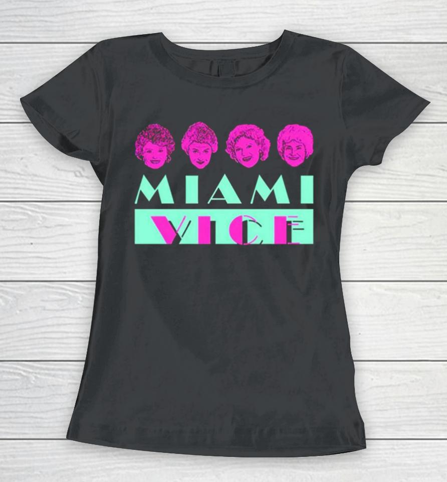 Miami Golden Vice Women T-Shirt