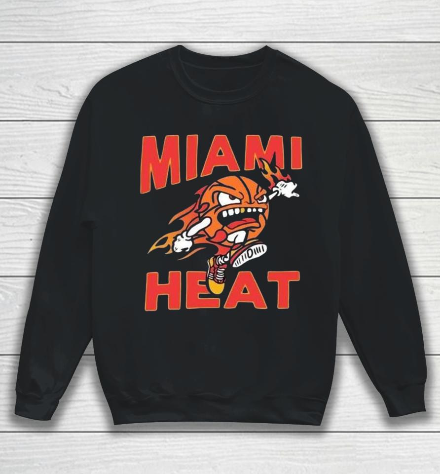 Miami Heat Basketball Hot Fire Sweatshirt