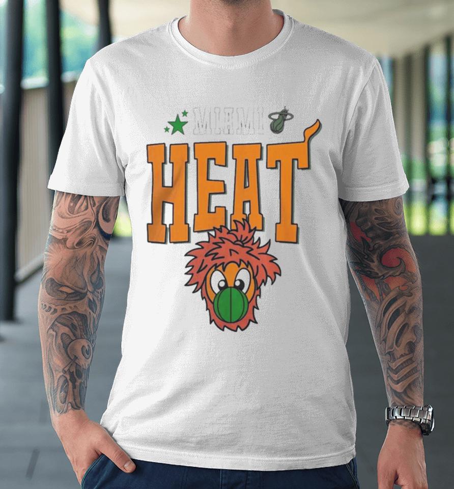 Miami Heat Merch Miami Heat Basketball Nba Team Mascot Premium T-Shirt