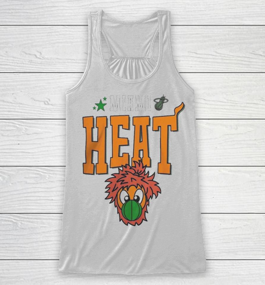 Miami Heat Merch Miami Heat Basketball Nba Team Mascot Racerback Tank