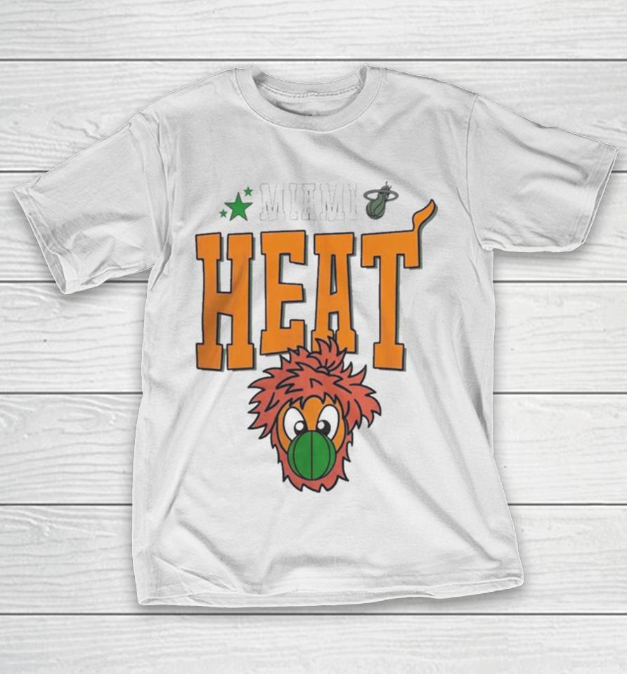Miami Heat Merch Miami Heat Basketball Nba Team Mascot T-Shirt