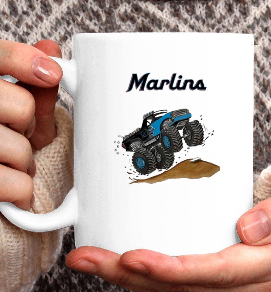 Miami Marlins Monster Truck Mlb Coffee Mug