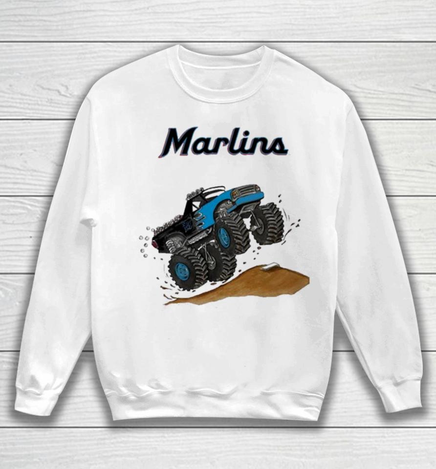 Miami Marlins Monster Truck Mlb Sweatshirt