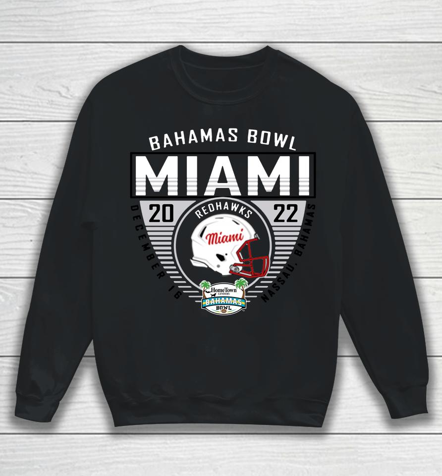 Miami Redhawks 2022 Bahamas Bowl Red Sweatshirt