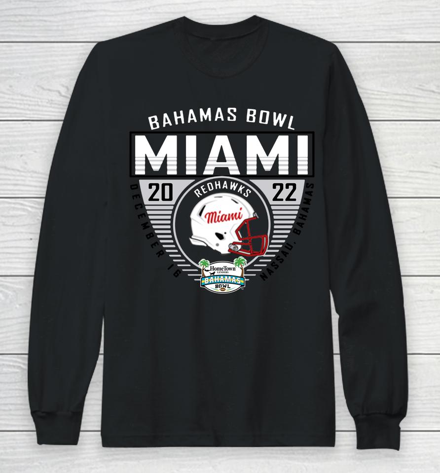 Miami Redhawks 2022 Bahamas Bowl Long Sleeve T-Shirt