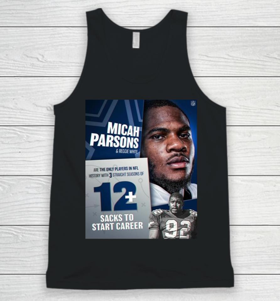 Micah Parsons 11 Putting Himself In The Record Books Next To The Minister Of Defense Unisex Tank Top