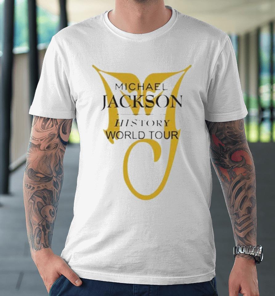 Michael Jackson History World Tour White Premium T-Shirt