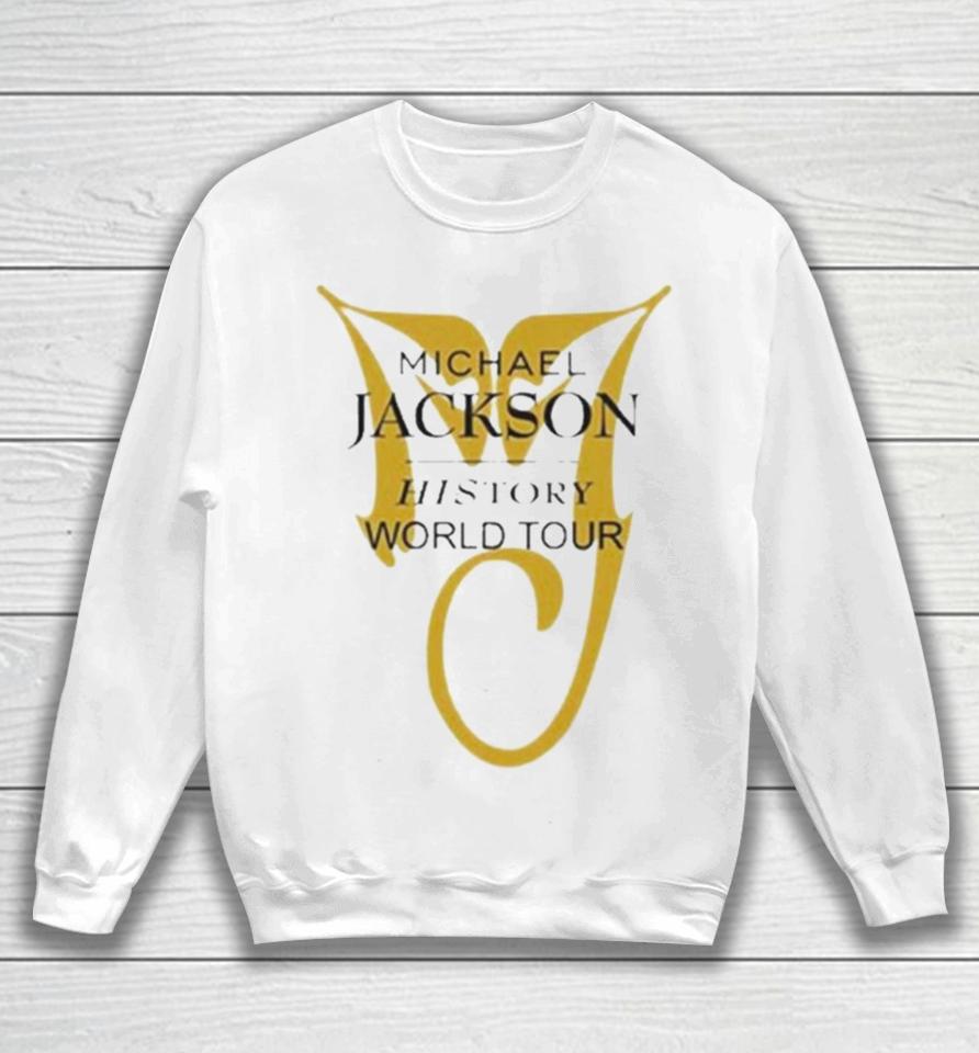 Michael Jackson History World Tour White Sweatshirt