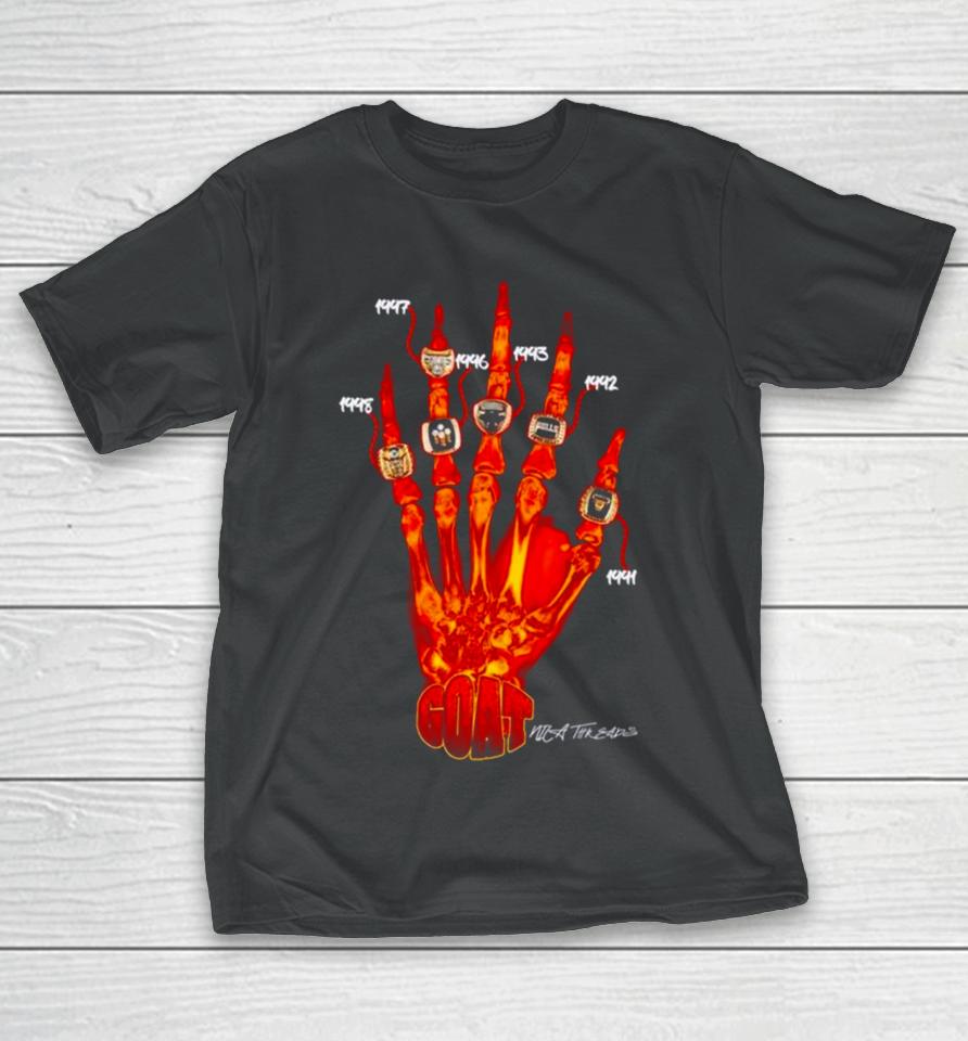Michael Jordan Skeleton Ring Hand T-Shirt