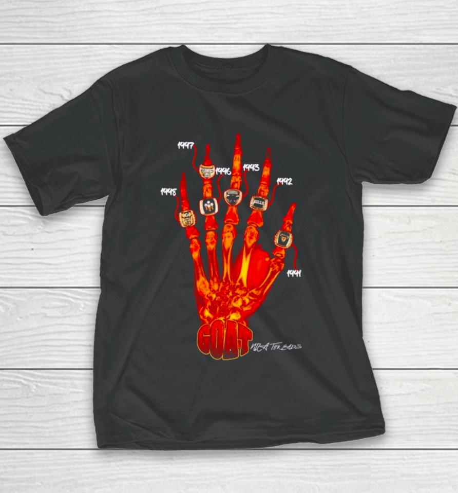 Michael Jordan Skeleton Ring Hand Youth T-Shirt
