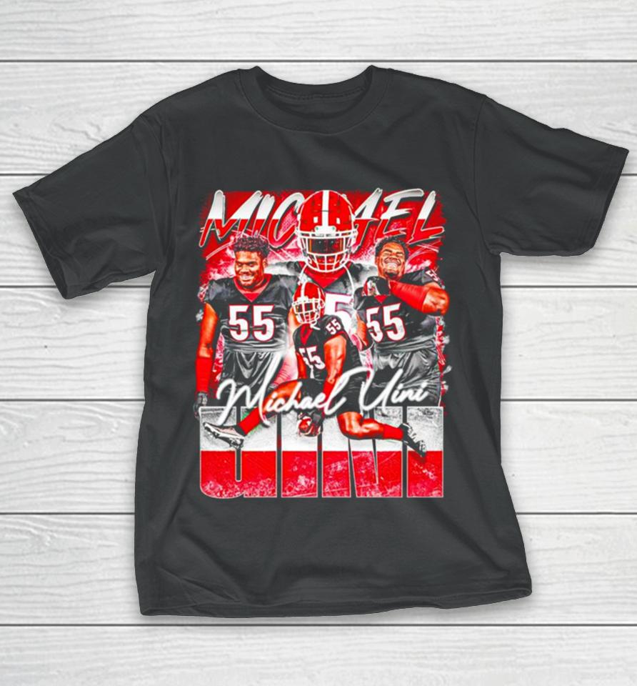 Michael Uini Georgia Bulldogs Football Graphic Poster T-Shirt