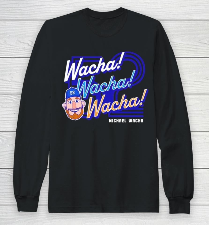 Michael Wacha 52 Kansas City Royals Baseball Long Sleeve T-Shirt