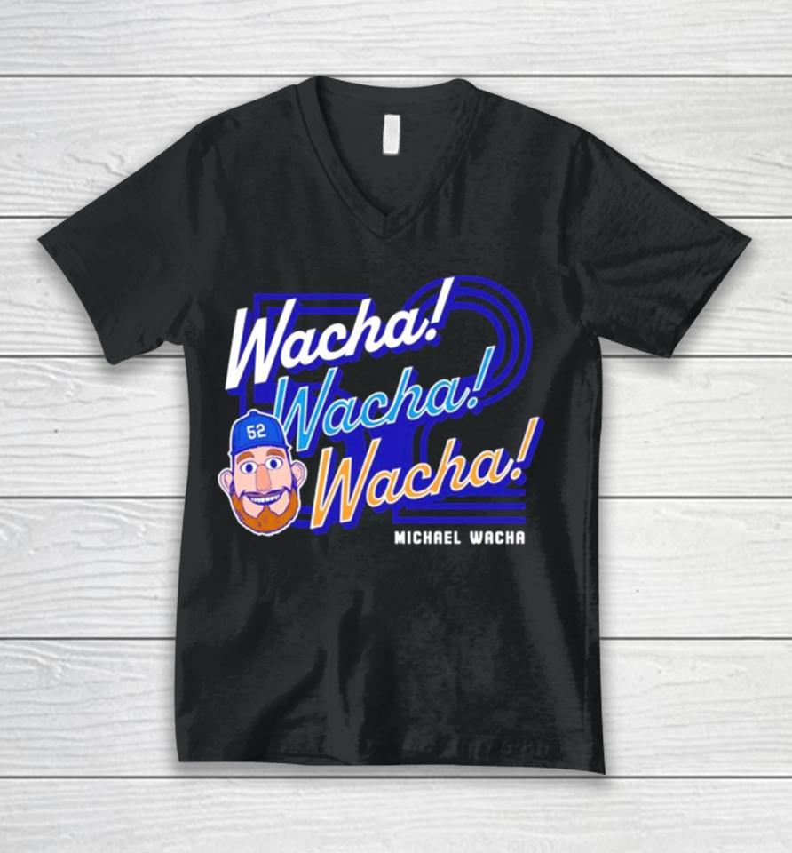 Michael Wacha 52 Kansas City Royals Baseball Unisex V-Neck T-Shirt