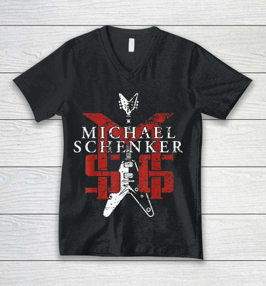 Michaels Schenker Group Retro Unisex V-Neck T-Shirt
