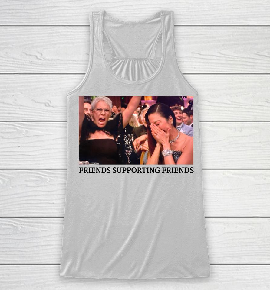 Michelle Yeoh Jamie Lee Curtis Golden Globes Friends Supporting Friends Racerback Tank