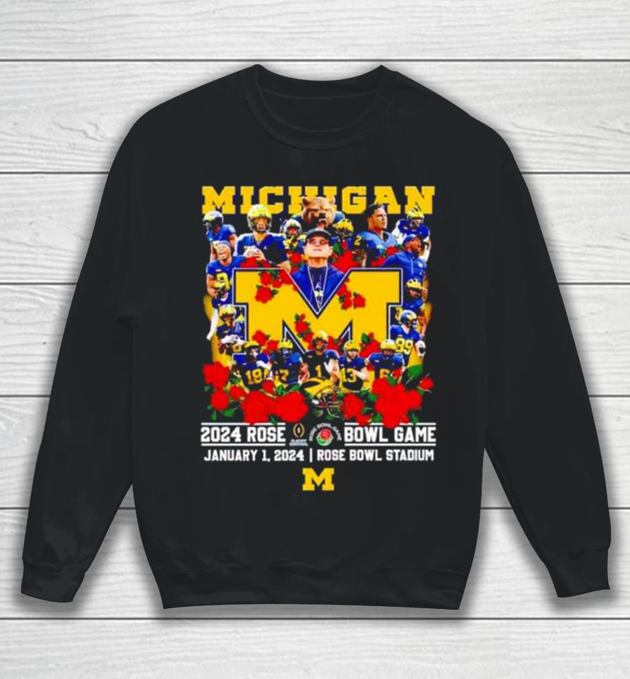 Michigan 2024 Rose Bowl Game January 1 2024 Bowl Season 2023 2024 Sweatshirt