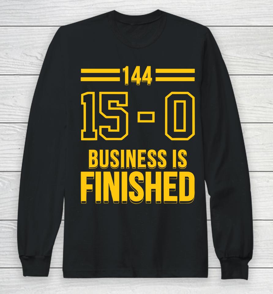 Michigan Business Is Finished 144 15 0 Long Sleeve T-Shirt
