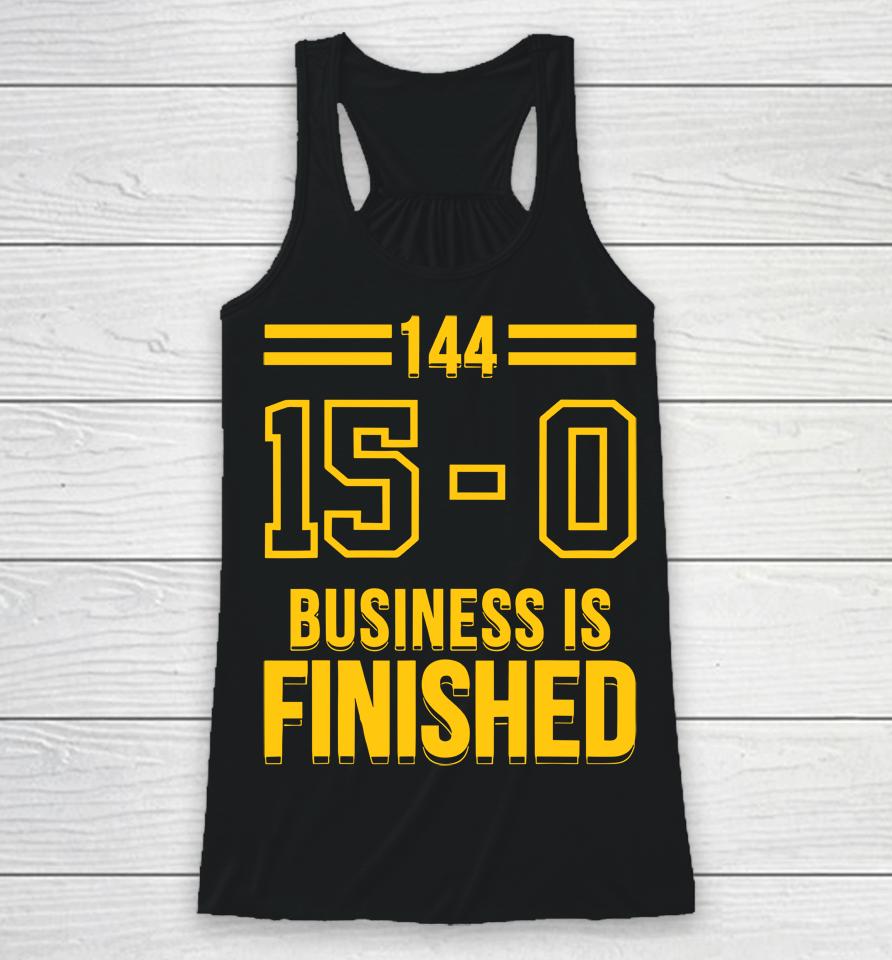 Michigan Business Is Finished 144 15 0 Racerback Tank