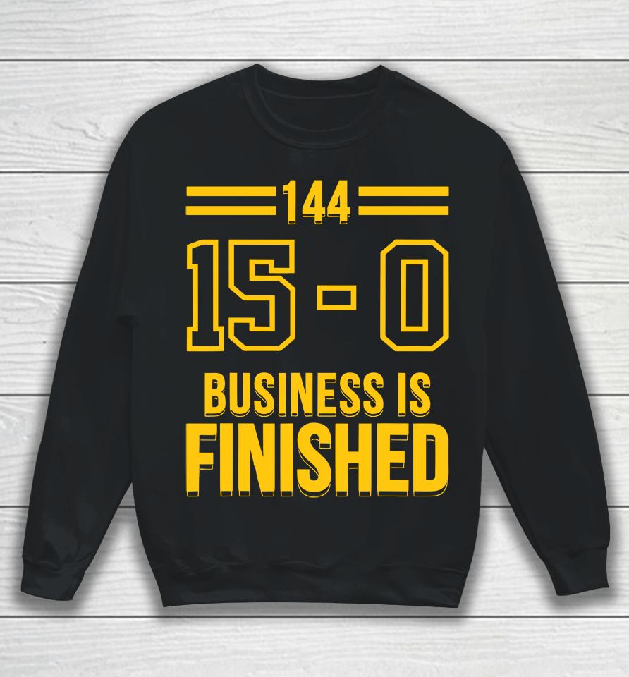 Michigan Business Is Finished 144 15 0 Sweatshirt