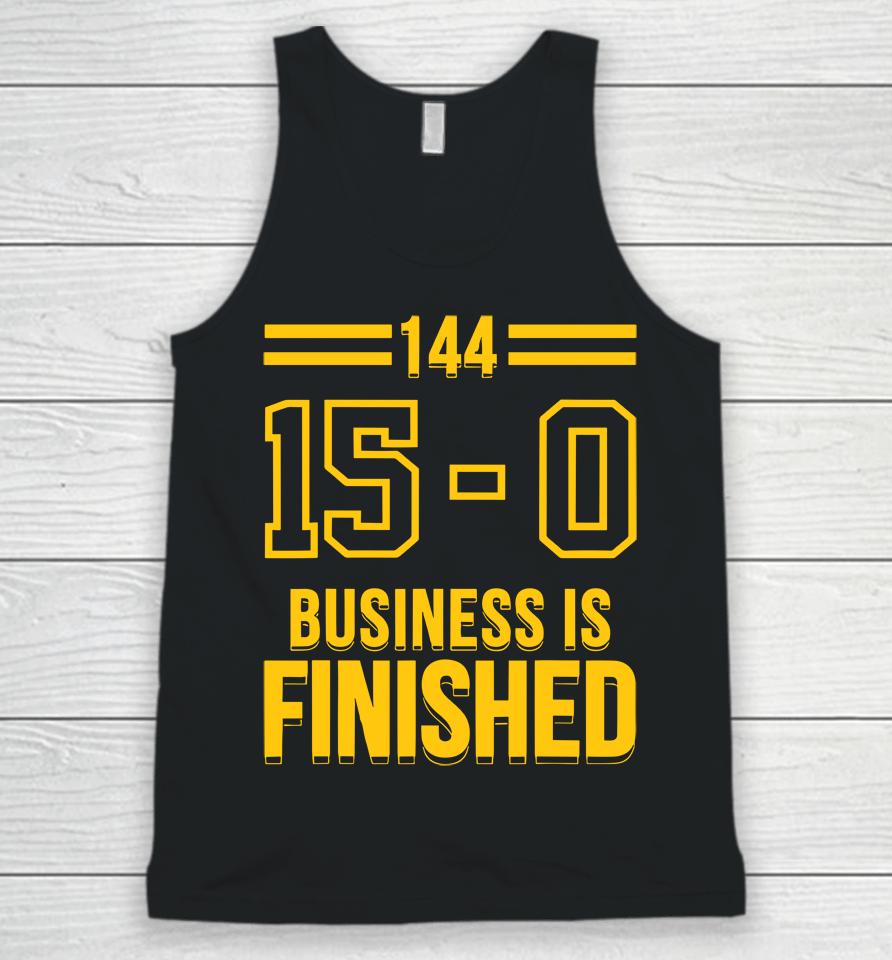 Michigan Business Is Finished 144 15 0 Unisex Tank Top