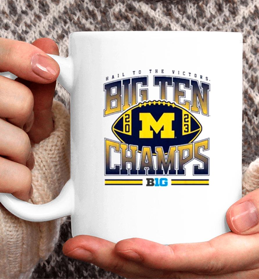 Michigan Football 2023 Big Ten Champions Coffee Mug