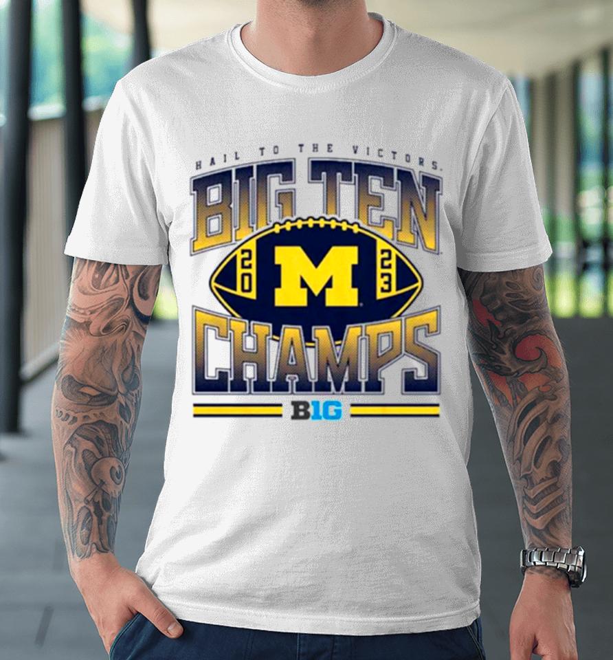 Michigan Football 2023 Big Ten Champions Premium T-Shirt