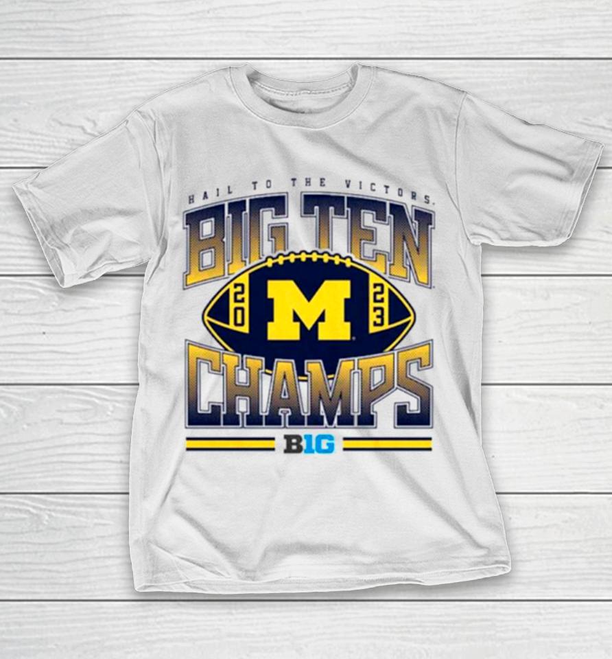 Michigan Football 2023 Big Ten Champions T-Shirt