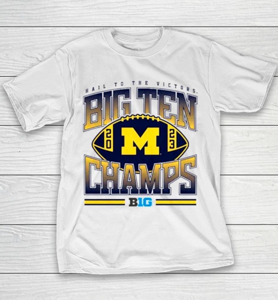 Michigan Football 2023 Big Ten Champions Youth T-Shirt