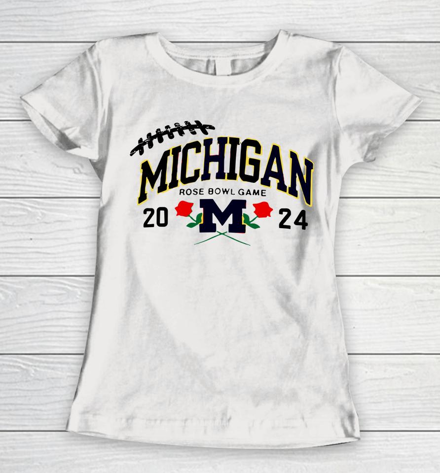 Michigan Rose Bowl Game 2024 Women T-Shirt