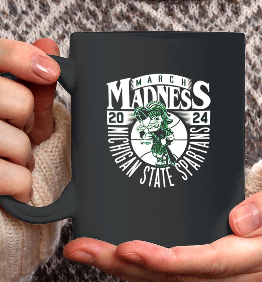 Michigan State Spartans 2024 March Madness Mascot Coffee Mug