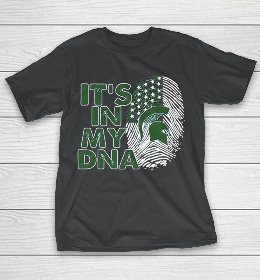 Michigan State Spartans It’s In My Dna Fingerprint T-Shirt