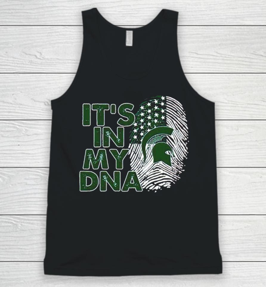 Michigan State Spartans It’s In My Dna Fingerprint Unisex Tank Top