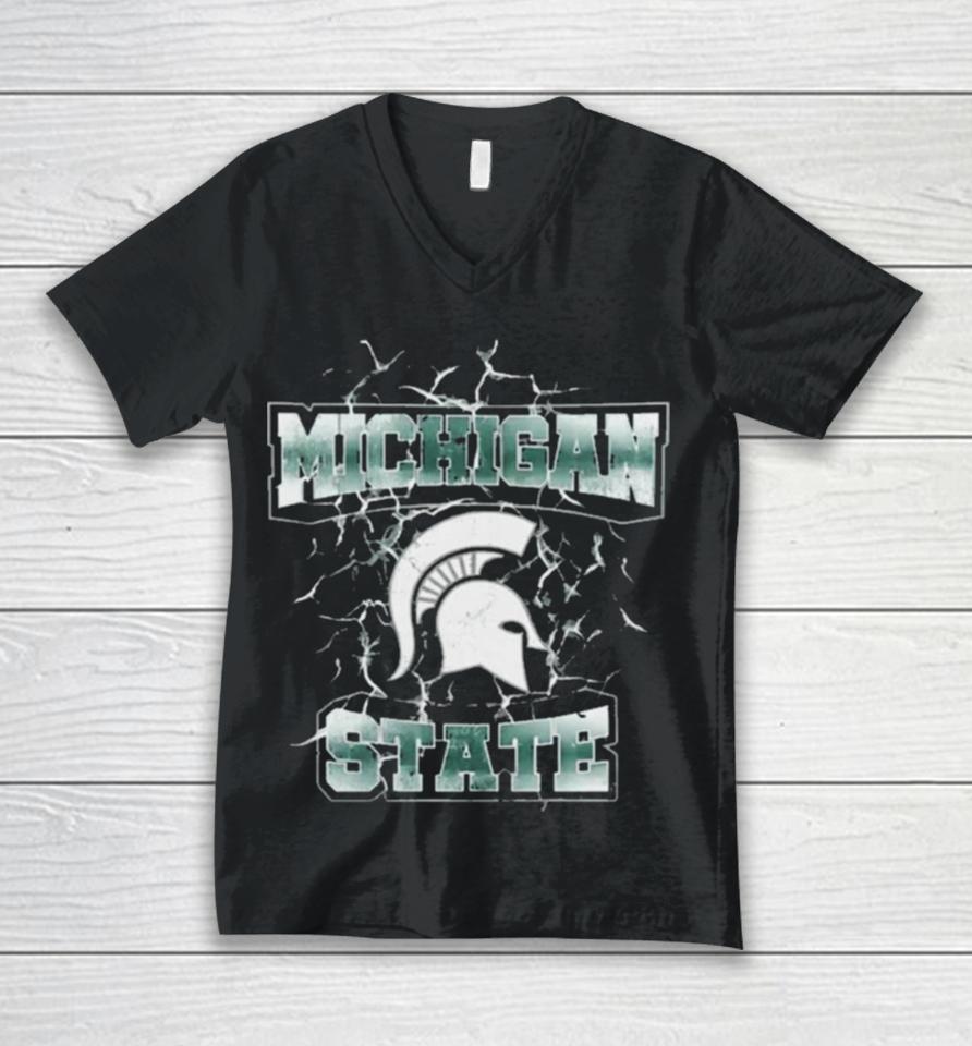 Michigan State Spartans The Welcome Unisex V-Neck T-Shirt
