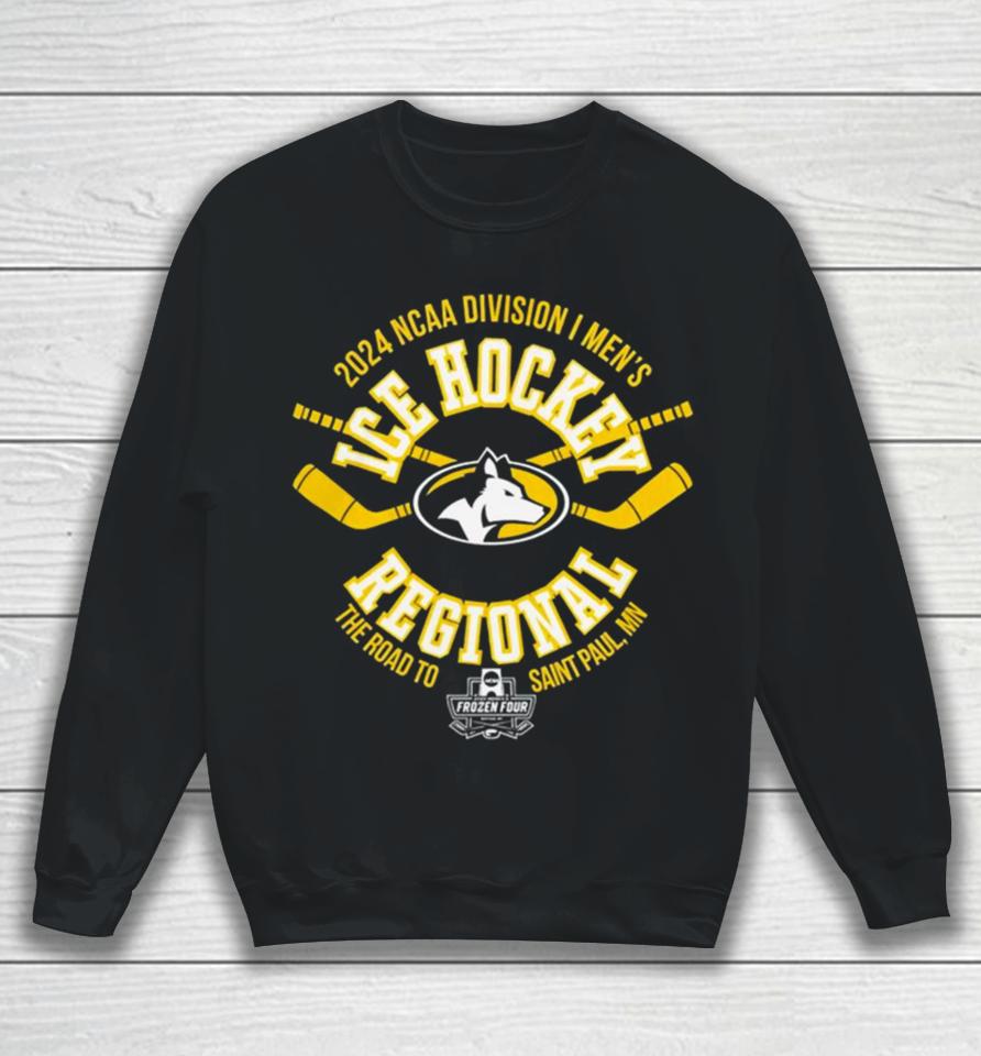 Michigan Tech Huskies 2024 Ncaa Division I Men’s Ice Hockey Regional Champion Sweatshirt