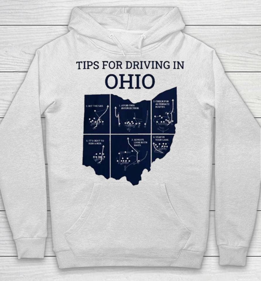Michigan Tips For Driving Through Ohio Triblend Hoodie