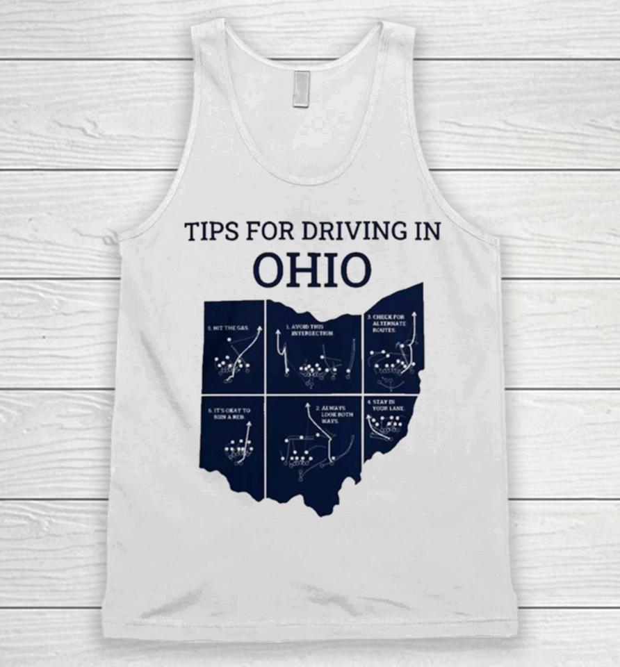 Michigan Tips For Driving Through Ohio Triblend Unisex Tank Top